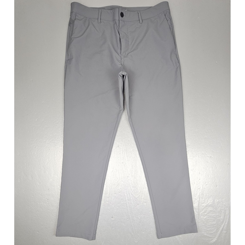 Banana‎ Republic Golf Pants Mens 34x31 Gray Performance Athletic Flat Front
